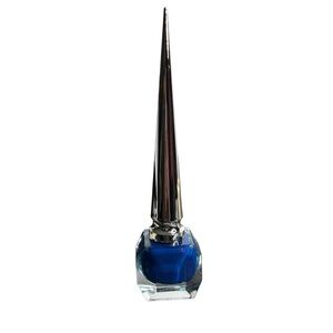 NEW Christian Louboutin Nail Colour Baraboum Blue Vernis A Ongles 0.4 oz, NWOB